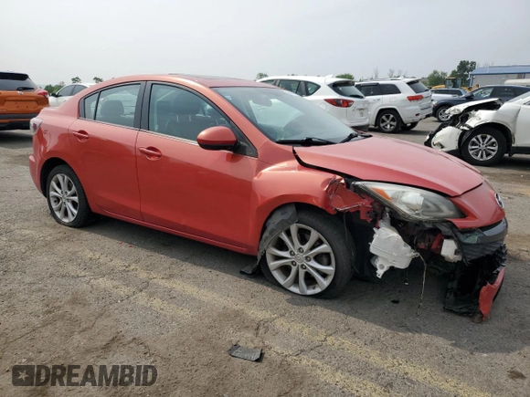 2010 Mazda 3 S Grand Touring with VIN JM1BL1S64A1348824, listed as a Copart auction lot 60801335 with 116,844 mi miles and Salvage title. Bid and sale history available at DreamBid. Image 4.