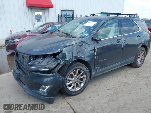 2018 Chevrolet Equinox LT with VIN 3GNAXJEVXJS638753, listed as a IAAI auction lot 42437269 with 87,642 mi miles and . Bid and sale history available at DreamBid. Image 2.
