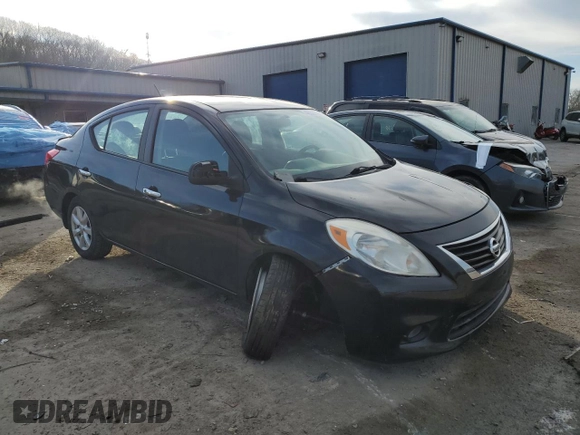 2012 Nissan Versa S with VIN 3N1CN7AP5CL938038, listed as a Copart auction lot 46330065 with 95,806 mi miles and Salvage Title. Bid and sale history available at carsss.com. Image 4.