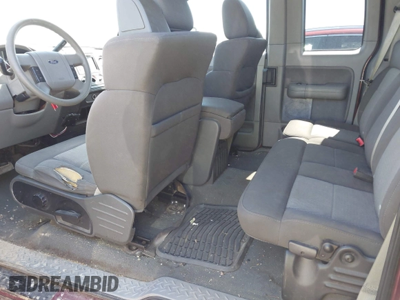 2006 Ford F-150 STX with VIN 1FTRX14W96FB37743, listed as a IAAI auction lot 41995762 with 141,126 mi miles. Bid and sale history available at carsss.com. Image 8.