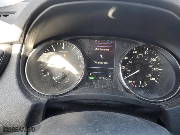 2018 Nissan Rogue SV with VIN KNMAT2MV9JP537410, listed as a Copart auction lot 45038785 with 112,350 mi miles and Clean Title. Bid and sale history available at carsss.com. Image 9.