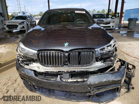 2016 BMW 7 Series 740i with VIN WBA7E2C53GG548284, listed as a Copart auction lot 67118363 with 92,153 mi miles. Bid and sale history available at carsss.com. Image 5.