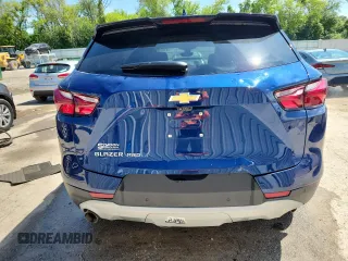 2022 Chevrolet Blazer LT with VIN 3GNKBJRS0NS149559, listed as a Copart auction lot 61374985 with 42,095 mi miles and Salvage title. Bid and sale history available at DreamBid. Image 6.