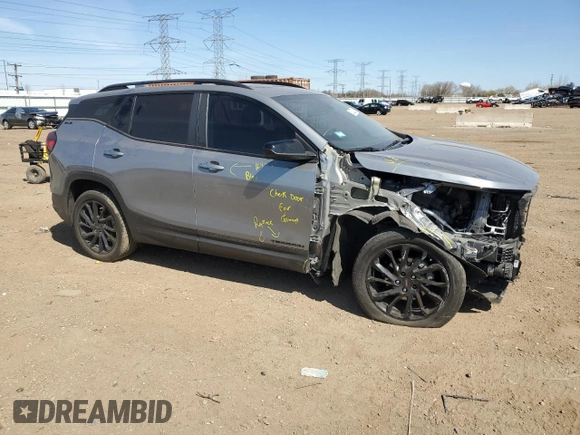 2023 GMC Terrain SLE с VIN 3GKALTEG1PL221272, выставлен на аукционе Copart как лот 53262215 с пробегом 20 255 миль миль и Списание • Salvage title. История ставок и продаж доступна на DreamBid. Изображение 4.