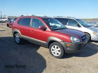 2005 Hyundai Tucson GLS with VIN KM8JN12D85U087248, listed as a IAAI auction lot 42034749 with 209,199 mi miles. Bid and sale history available at carsss.com. Image 1.