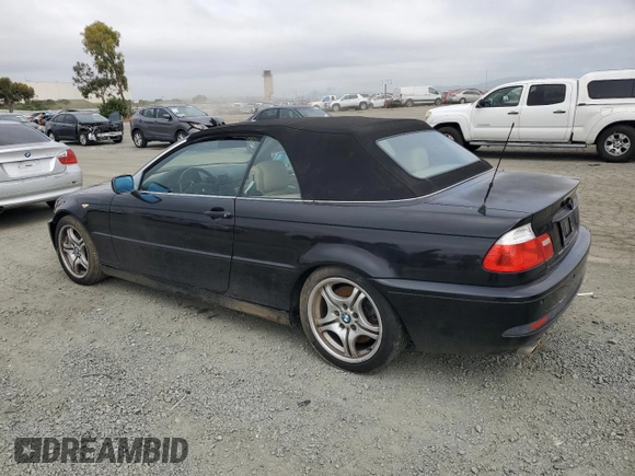 2006 BMW 3 Series 330Ci with VIN WBABW53466PL54752, listed as a Copart auction lot 53753165 with 175,027 mi miles and Clean Title. Bid and sale history available at carsss.com. Image 2.
