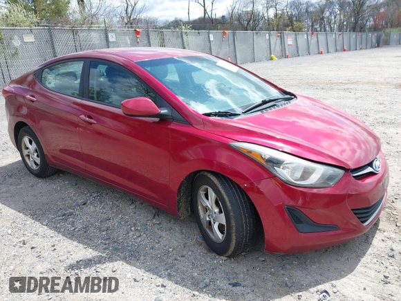 2015 Hyundai Elantra SE with VIN 5NPDH4AE9FH644779, listed as a IAAI auction lot 42048495 with 180,291 mi miles and . Bid and sale history available at DreamBid. Image 1.