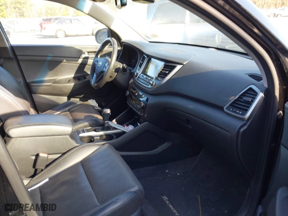 2016 Hyundai Tucson Limited with VIN KM8J3CA23GU165293, listed as a IAAI auction lot 41756821 with 59,998 mi miles. Bid and sale history available at carsss.com. Image 5.