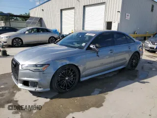 2016 Audi A6 Prestige with VIN WAUHGAFC3GN011493, listed as a Copart auction lot 52616915 with 102,397 mi miles and Salvage title. Bid and sale history available at DreamBid. Image 1.