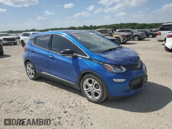 2020 Chevrolet Bolt EV LT with VIN 1G1FY6S01L4136842, listed as a Copart auction lot 57494605 with 50,328 mi miles and Salvage title. Bid and sale history available at DreamBid. Image 4.