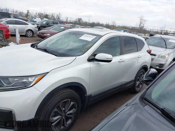 2020 Honda CR-V EX with VIN 7FARW2H50LE019918, listed as a IAAI auction lot 41897821 with 42,589 mi miles. Bid and sale history available at carsss.com. Image 14.