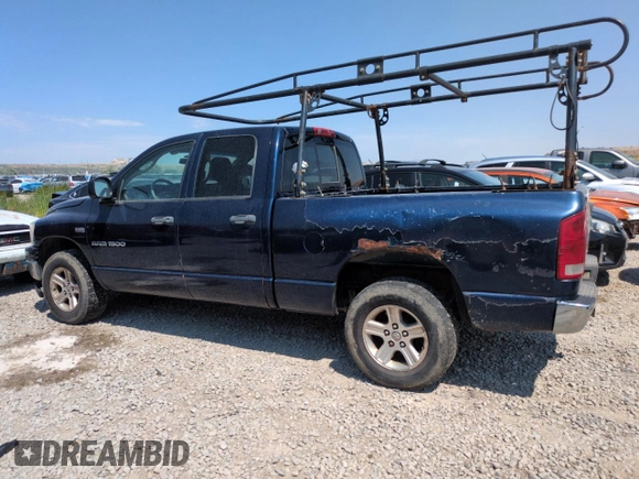 2006 Dodge 1500 SLT z VIN 1D7HU18256S651808, wystawiony jako Copart lot #60377465 z przebiegiem 288 470 mil mil oraz Czysty tytuł • Clean title. Historia ofert i sprzedaży dostępna na DreamBid. Obrazek 2.