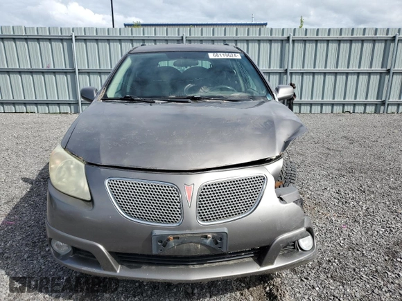 2005 Pontiac Vibe with VIN 5Y2SL63875Z468542, listed as a Copart auction lot 68119624 with 299,999 mi miles and Salvage Title. Bid and sale history available at carsss.com. Image 5.