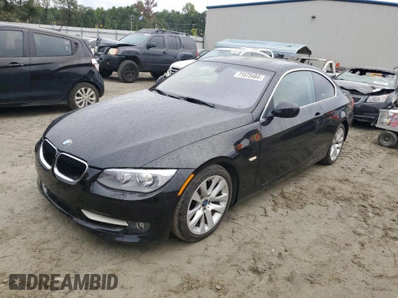 2012 BMW 3 Series 328i with VIN WBAKE5C59CJ106263, listed as a Copart auction lot 71573484 with 102,080 mi miles and Salvage Title. Bid and sale history available at carsss.com. Image 1.