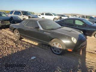 2002 Ford Thunderbird Hardtop Premium with VIN 1FAHP60A52Y101572, listed as a Copart auction lot 54356595 with 99,505 mi miles and Clean Title. Bid and sale history available at DreamBid. Image 4.