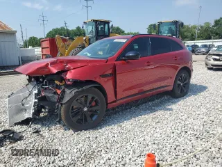 2025 Jaguar F-Pace R-Dynamic S z VIN SADCT2FU2SA750348, wystawiony jako Copart lot #62820125 z przebiegiem 1 476 mil mil oraz Szkoda całkowita • Salvage title. Historia ofert i sprzedaży dostępna na DreamBid. Obrazek 1.