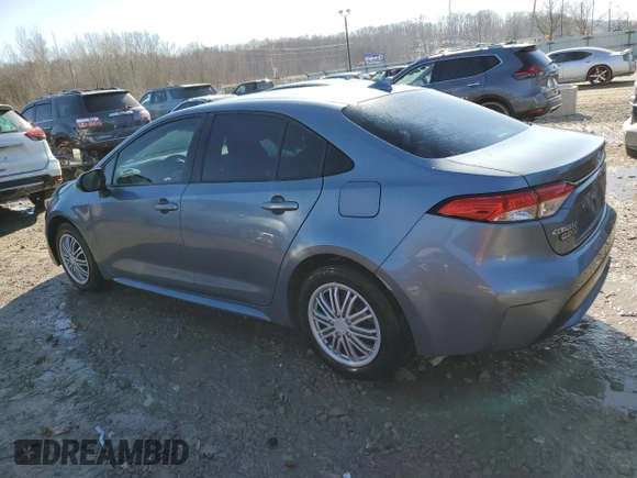2020 Toyota Corolla LE with VIN 5YFEPRAE3LP074362, listed as a Copart auction lot 42721665 with 46,720 mi miles and Non Repairable. Bid and sale history available at carsss.com. Image 2.