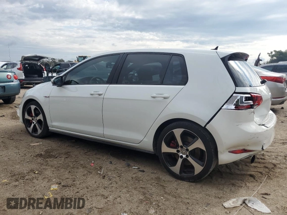 2017 Volkswagen Golf GTI Autobahn with VIN 3VW547AU5HM021131, listed as a Copart auction lot 71445474 with 121,060 mi miles and Salvage Title. Bid and sale history available at carsss.com. Image 2.