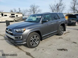 2023 Toyota 4Runner Limited with VIN JTEKU5JR6P6121092, listed as a Copart auction lot 86530684 with 5,528 mi miles and Salvage Title. Bid and sale history available at carsss.com. Image 1.