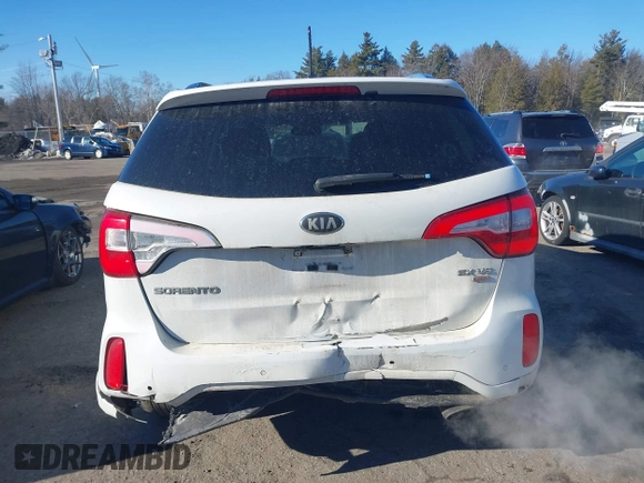 2014 Kia Sorento SX with VIN 5XYKWDA72EG452494, listed as a IAAI auction lot 41690977 with 143,099 mi miles. Bid and sale history available at carsss.com. Image 6.