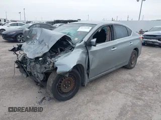 2013 Nissan Sentra SV with VIN 3N1AB7AP9DL653733, listed as a IAAI auction lot 41730100 with Not Provided miles and . Bid and sale history available at DreamBid. Image 2.
