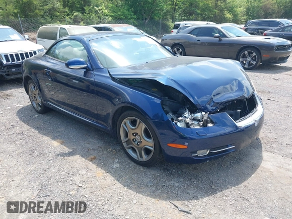 2006 Lexus SC 430 z VIN JTHFN48Y669006546, wystawiony jako IAAI lot #42119904 z przebiegiem 93 250 mil mil oraz . Historia ofert i sprzedaży dostępna na DreamBid. Obrazek 1.