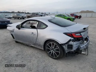 2023 Toyota GR86 with VIN JF1ZNBC10P8761217, listed as a Copart auction lot 83922314 with 27,565 mi miles and Salvage Title. Bid and sale history available at carsss.com. Image 2.