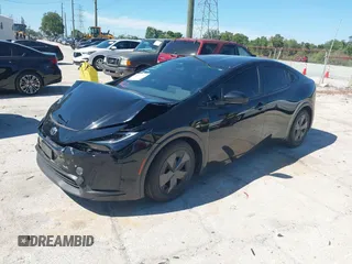 2023 Toyota Prius LE with VIN JTDACAAU9P3007704, listed as a IAAI auction lot 42037372 with 36,276 mi miles. Bid and sale history available at carsss.com. Image 22.