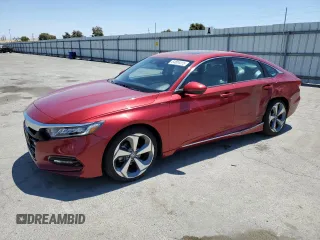 2018 Honda Accord EX-L with VIN 1HGCV1F5XJA146670, listed as a Copart auction lot 64804415 with 53,884 mi miles and Salvage title. Bid and sale history available at DreamBid. Image 1.