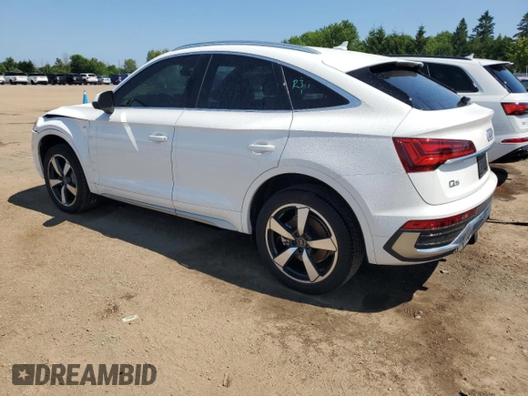 2024 Audi Q5 Sportback S line Premium с VIN WA14AAFYXR2075544, выставлен на аукционе Copart как лот 61252864 с пробегом 3 528 миль миль и Списание • Salvage title. История ставок и продаж доступна на DreamBid. Изображение 2.