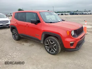 2021 Jeep Renegade Sport with VIN ZACNJDAB7MPM41325, listed as a Copart auction lot 58267755 with 44,841 mi miles and Salvage title. Bid and sale history available at DreamBid. Image 4.