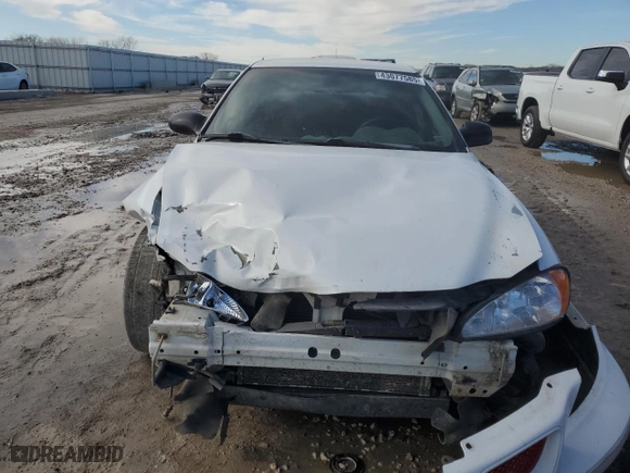 2002 Pontiac Grand Am SE with VIN 1G2NE52T51M550935, listed as a Copart auction lot 43077585 with 180,350 mi miles and Salvage Title. Bid and sale history available at carsss.com. Image 5.