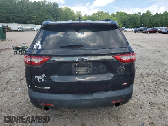 2019 Chevrolet Traverse RS with VIN 1GNERJKX4KJ142464, listed as a Copart auction lot 64090194 with 105,610 mi miles and Salvage Title. Bid and sale history available at carsss.com. Image 6.