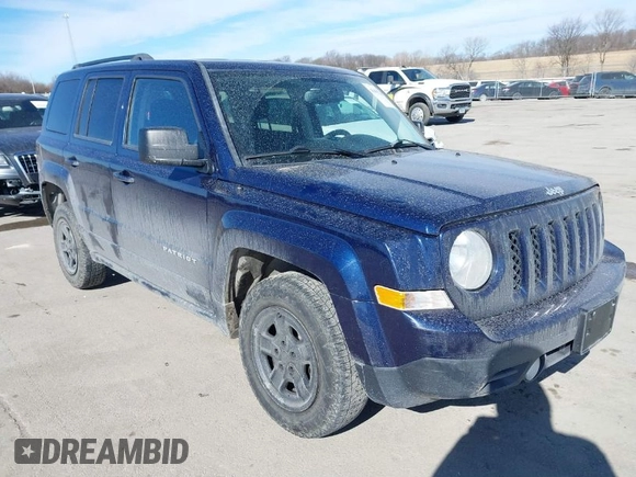 2016 Jeep Patriot Sport with VIN 1C4NJRBB9GD508797, listed as a IAAI auction lot 41692204 with 104,378 mi miles and . Bid and sale history available at carsss.com. Image 1.