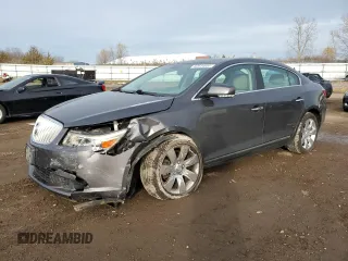 2012 Buick LaCrosse Premium 1 with VIN 1G4GE5G33CF332671, listed as a Copart auction lot 82644604 with 111,614 mi miles and Salvage title. Bid and sale history available at DreamBid. Image 1.