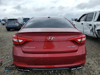 2016 Hyundai Sonata Limited with VIN 5NPE34ABXGH398318, listed as a Copart auction lot 51471555 with 85,186 mi miles and Salvage Title. Bid and sale history available at carsss.com. Image 6.