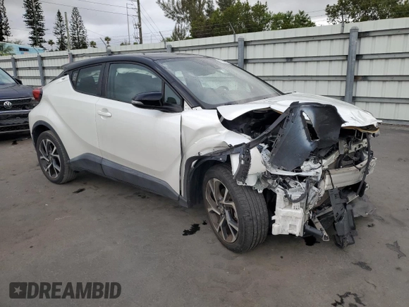 2019 Toyota C-HR XLE with VIN NMTKHMBX8KR084750, listed as a Copart auction lot 47681295 with 43,661 mi miles and Non Repairable. Bid and sale history available at carsss.com. Image 4.
