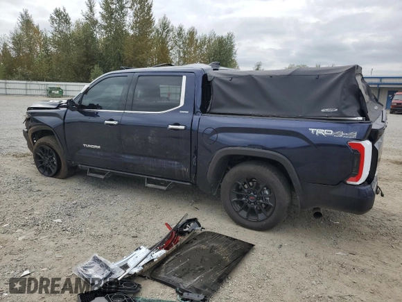 2022 Toyota Tundra Limited Hybrid with VIN 5TFJC5DB4NX008945, listed as a Copart auction lot 71315034 with 10,500 mi miles and Salvage title. Bid and sale history available at DreamBid. Image 2.