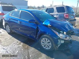 2022 Hyundai Accent SE with VIN 3KPC24A61NE165247, listed as a IAAI auction lot 41276249 with 35,881 mi miles. Bid and sale history available at carsss.com. Image 1.