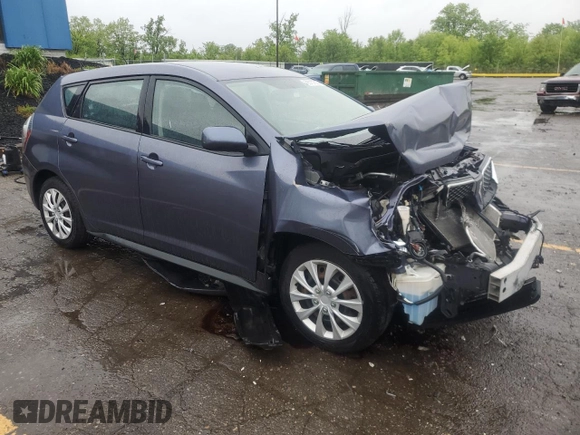 2009 Pontiac Vibe 1SA with VIN 5Y2SP67899Z469650, listed as a Copart auction lot 56767665 with 58,563 mi miles and Clean title. Bid and sale history available at DreamBid. Image 4.