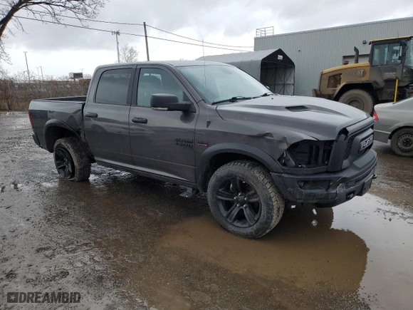2021 Ram 1500 Classic Warlock with VIN 1C6RR7LT7MS593420, listed as a Copart auction lot 47556185 with 59,840 mi miles and Salvage Title. Bid and sale history available at carsss.com. Image 4.