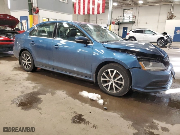 2018 Volkswagen Jetta 1.4T SE with VIN 3VWDB7AJ6JM233243, listed as a Copart auction lot 47759535 with 76,781 mi miles and Salvage Title. Bid and sale history available at carsss.com. Image 4.