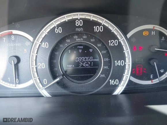 2016 Honda Accord Sedan LX with VIN 1HGCR2F34GA010231, listed as a IAAI auction lot 41765954 with 89,068 mi miles. Bid and sale history available at carsss.com. Image 7.