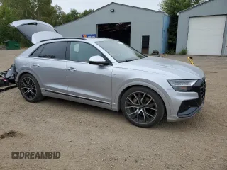 2022 Audi Q8 Prestige with VIN WA1FVBF13ND006067, listed as a Copart auction lot 69232414 with 57,797 mi miles and Salvage Title. Bid and sale history available at carsss.com. Image 4.