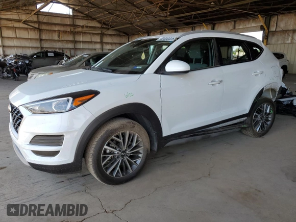 2021 Hyundai Tucson SEL с VIN KM8J33AL7MU315345, выставлен на аукционе Copart как лот 59000025 с пробегом 43 664 миль миль и Списание • Salvage title. История ставок и продаж доступна на DreamBid. Изображение 1.