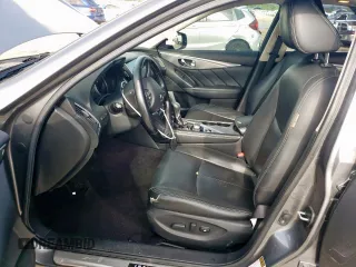 2015 Infiniti Q50 Premium with VIN JN1BV7AP5FM353384, listed as a Copart auction lot 54845015 with 152,690 mi miles and Salvage title. Bid and sale history available at DreamBid. Image 7.