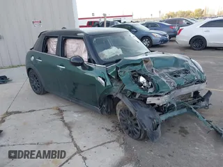 2016 MINI Cooper Hardtop 4 Door S with VIN WMWXU3C58G2D28227, listed as a IAAI auction lot 38046281 with 56,694 mi miles. Bid and sale history available at carsss.com. Image 1.