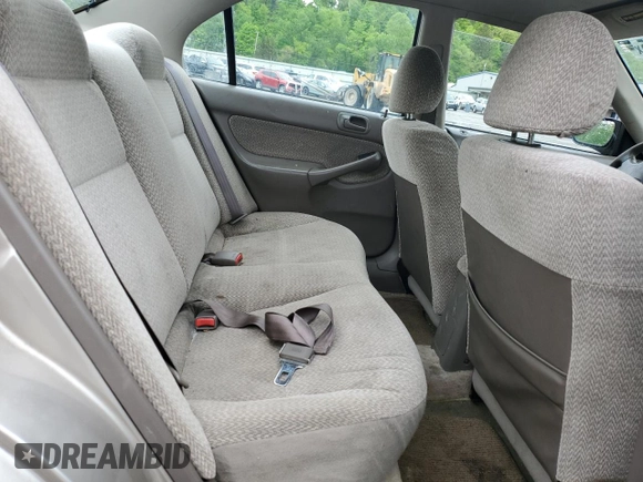 2000 Honda Civic LX with VIN 2HGEJ6678YH599507, listed as a Copart auction lot 56971495 with 163,040 mi miles and Clean Title. Bid and sale history available at DreamBid. Image 10.