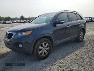2013 Kia Sorento LX with VIN 5XYKTCA65DG314182, listed as a Copart auction lot 57438425 with 219,691 mi miles and Salvage title. Bid and sale history available at DreamBid. Image 1.