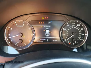 2022 Infiniti QX50 LUXE with VIN 3PCAJ5BA4NF107923, listed as a Copart auction lot 87130194 with 37,237 mi miles and Salvage Title. Bid and sale history available at carsss.com. Image 9.